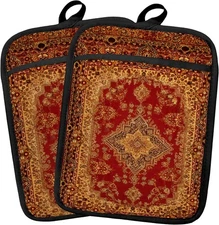 Pot Holders Heat Resistant Floral