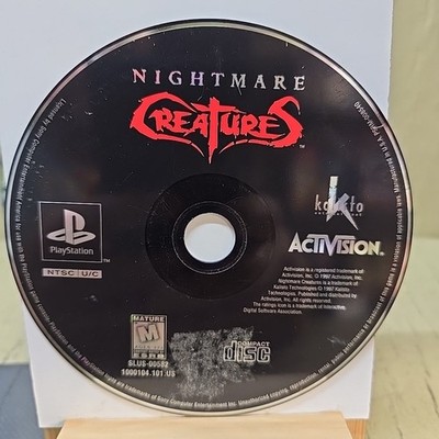 Nightmare Creatures Sony PlayStation PS1 Disc Only. UNTESTED