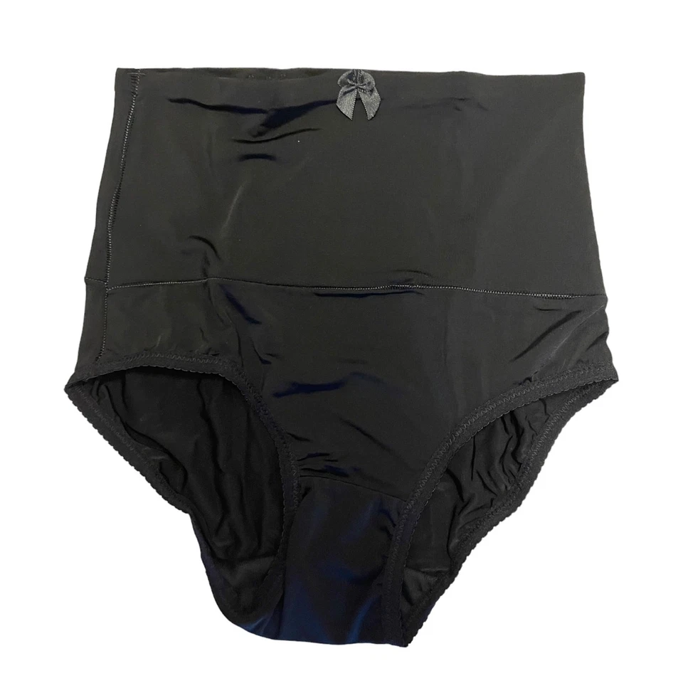 Carol Wior Black Tummy Control Belly Band Underwear Small - Image 2 of 3