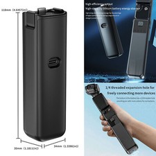 Power Bank for OSMO Pocket 3 Portable Extension Stick Fast Charge Battery Grip