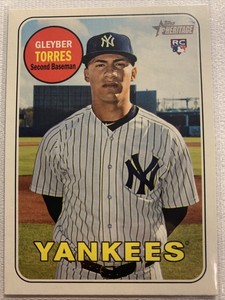 2018-Topps-Heritage-603-Gleyber-Torres-rookie-RC-card-New-York-Yankees