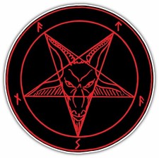 Sigil Of Lucifer Satan Devil Demon Evil Hell Bumper Vinyl Sticker Decal 4.6x4.6 Sigil Of Lucifer Satan Devil Demon Evil Hell Bumper Vinyl Sticker Decal 4.6x4.6