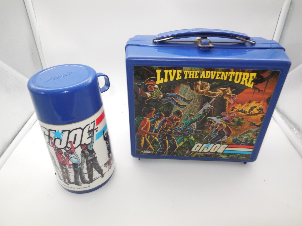 A11 GI Joe Live the Adventure Plastic Lunch Box with Thermos | eBay