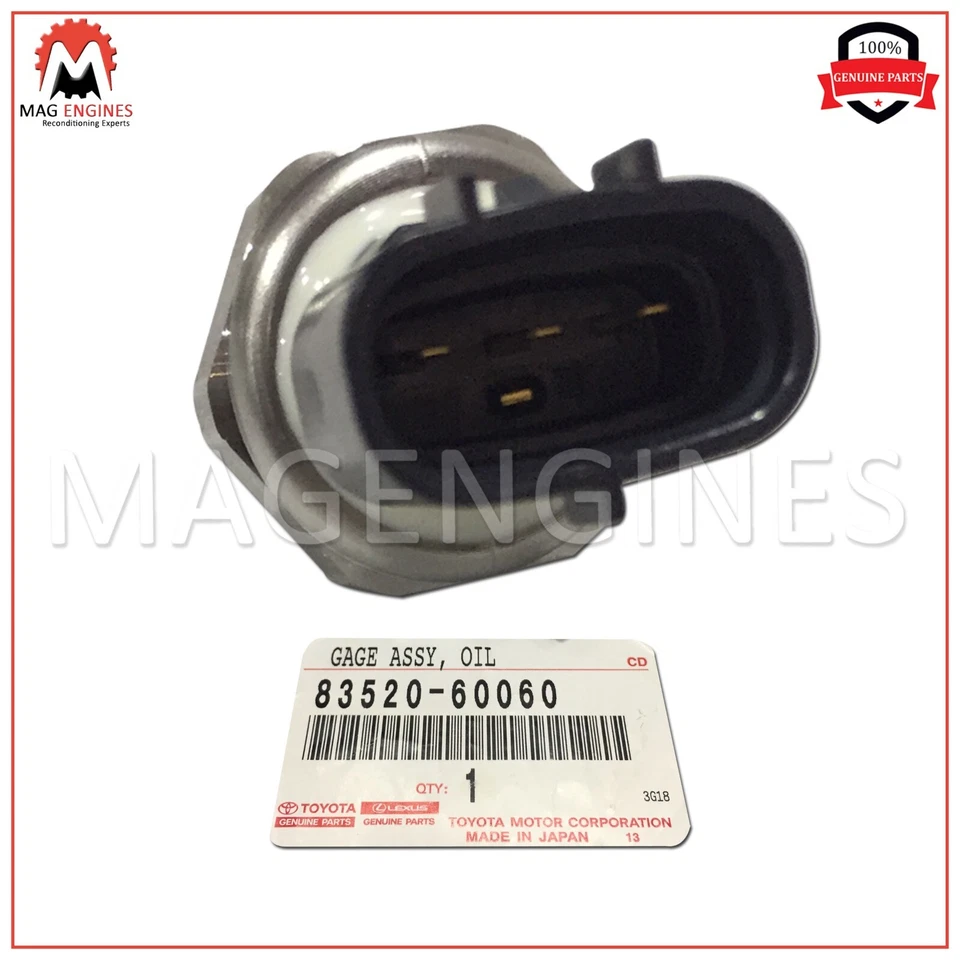 83520-60060 GENUINO OEM TRANSMISOR DE PRESIÓN DE ACEITE CONJUNTO DE MEDIDOR 8352060060 Foto 4 de 4