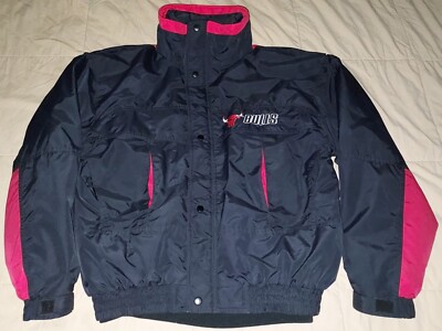 2-IN-1 VTG 90s CHICAGO BULLS CHALK LINE STADIUM CLUB JACKET MEN'S