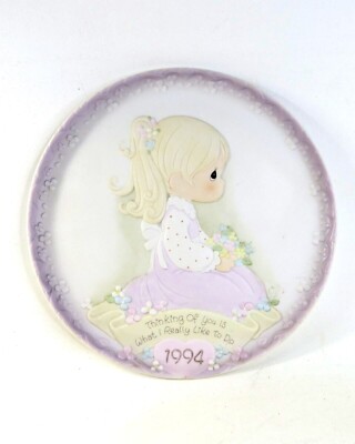 Precious Moments Plate 1994 Annual Thinking Of You Is What I Like To Do 531766