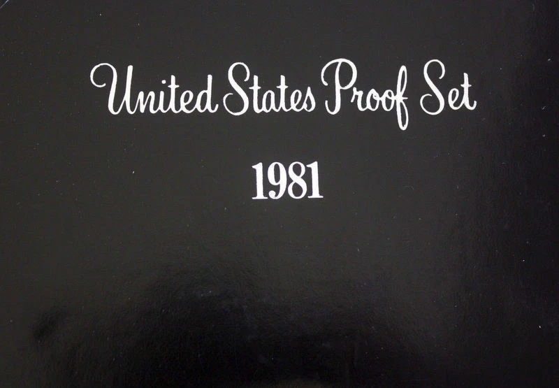 1981 P+D+S Mint Proof Set ~ Anthony Kennedy Washington Roosevelt Jefferson   - Image 3 of 3