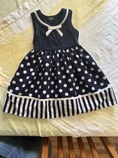 Girls 5T Navy/White Sailor Dress