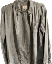 Frank & Oak The Windsor dress shirt long sleeve light blue Size Large