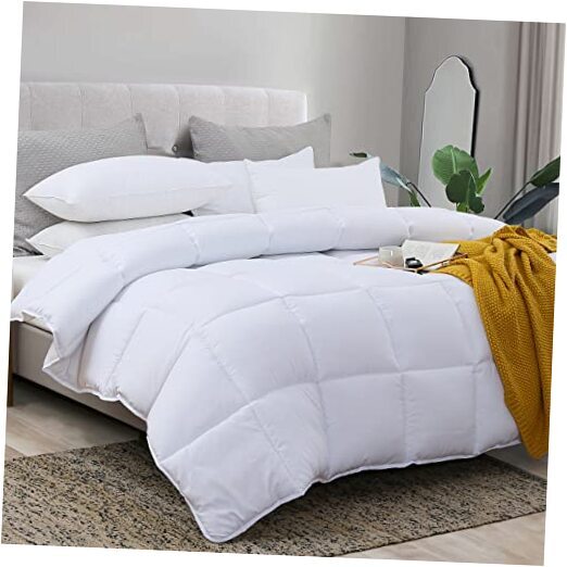Down Alternative Comforter Duvet Insert,All Season Duvet Insert Queen White