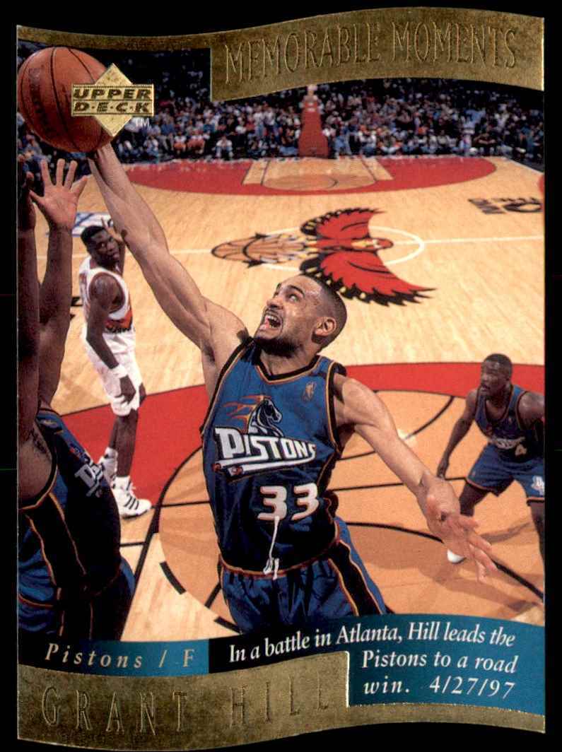1997-98 Collector's Choice Memorable Moments Grant Hill 4 Detroit Pistons #2