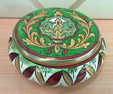 Scatola D. GAROFOLI GUALDO TADINO in ceramica a lustro