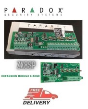 Paradox Security ZX8SP Zone Erweiterungsmodul Sicherheitssysteme Original 8 Zone