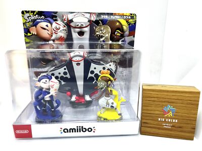 Amiibo Splatoon 3 Deep Cut Set Frye & Shiver & Big Man Nintendo