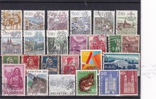 Switzerland Stamps 22 Pieces O Lot 196