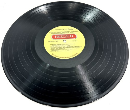 Christmas Time For Singing Sing A Long LP Record Vintage Record 2 Album Set - Imagen 7 de 8