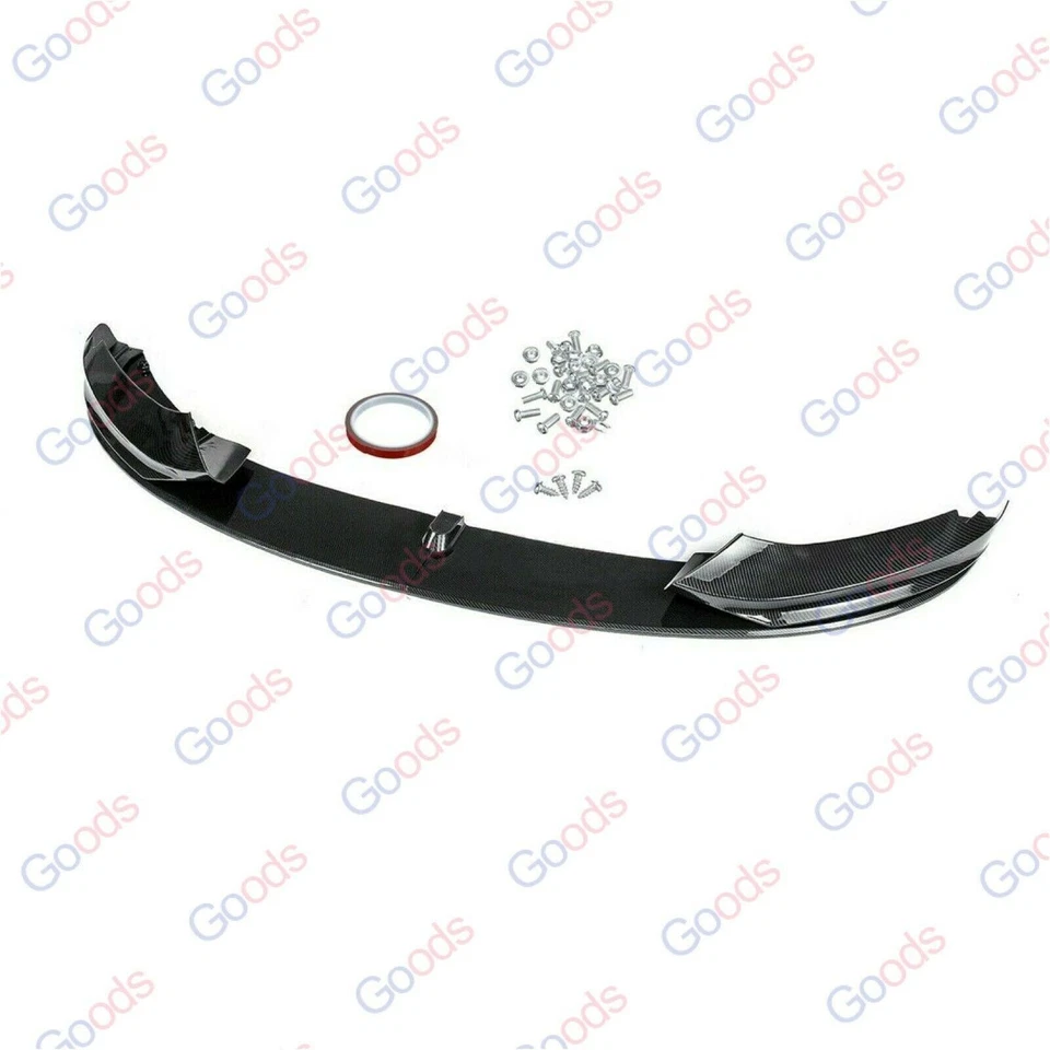 Alerón labial delantero con impresión de fibra de carbono para BMW Serie 4 MSport F32 F33 F36 14-20 Foto 3 de 4