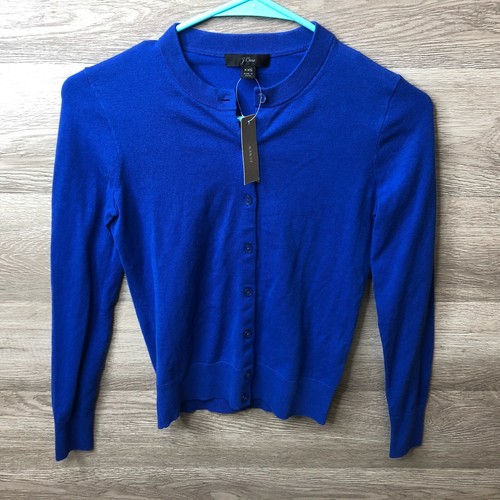 J Crew Womens 2XS Blue Jackie Cardigan 