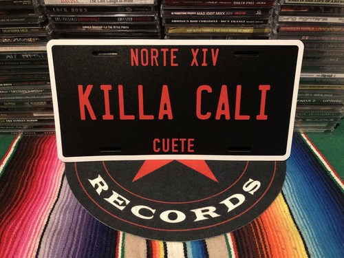 Norte XIV Killa Cali Norteno Rap CD personalisiertes Nummernschild schwarz rot - Bild 2 von 9