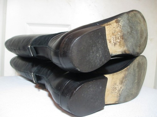 SURFACE TO AIR WOMEN’S BLACK LEATHER/SUEDE FRONT/BACK STRAPS BOOTS 36 US 6 - Picture 8 of 9