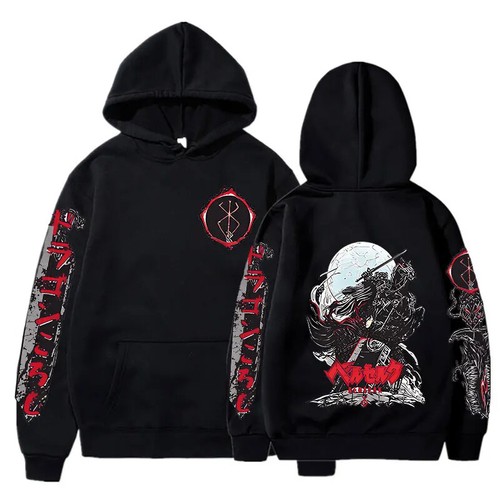 Berserk Guts Griffith Anime Hoodies Men Women Cosplay Sweatshirts Pullovers Tops - Picture 4 of 12