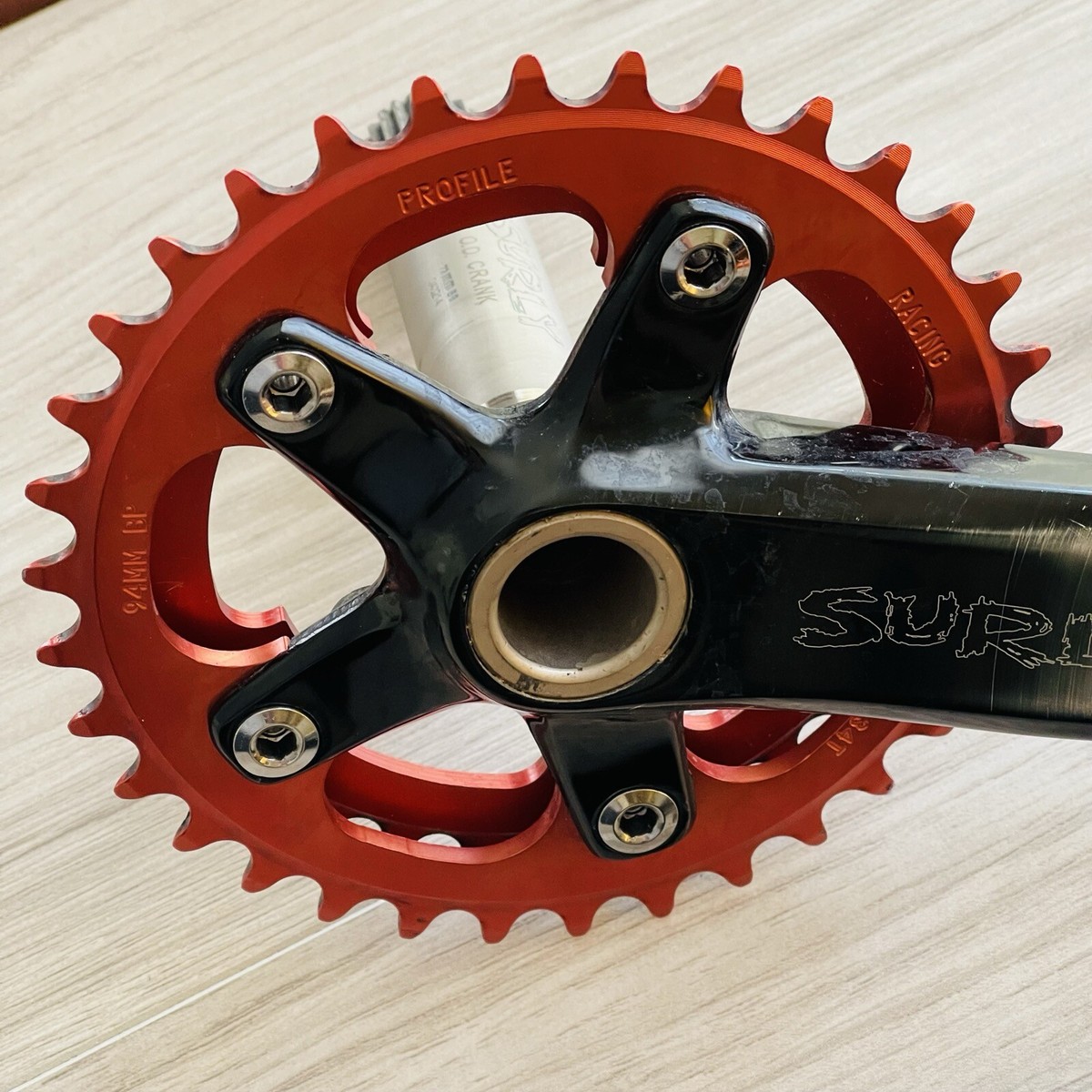 Surly O.D. OD Crankset 175 24mm Spindle 73mm BB Spacing 94