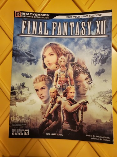 Guide de jeu officiel Edition limitée Final Fantasy XII (12) sous