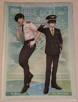 BLUE LOCK Pilot Isagi/Rin Itoshi A4 Single Clear File BLUELOCK TV ANIME ブルーロック