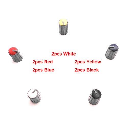 10PCS Replacement Colorful Rotary Control Knob Cap For BEHRINGER Mixer