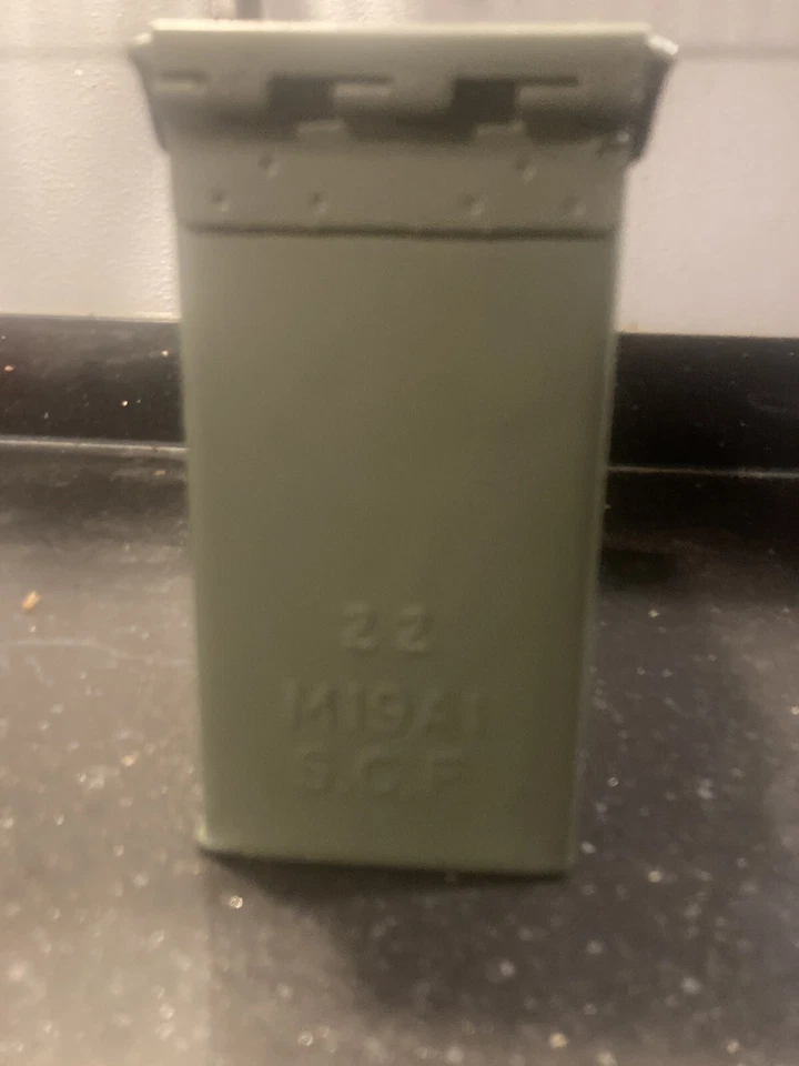 Ammo Box 22 - M19A1 Ammunition Box Metal - Image 2 of 4