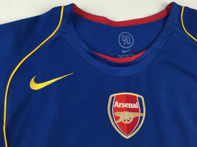 O*L様 Nike Arsenal 2004-2005 サッカーユニフォーム Nike ARSENAL 2004 2005 VINTAGE Football Away Shirt Soccer