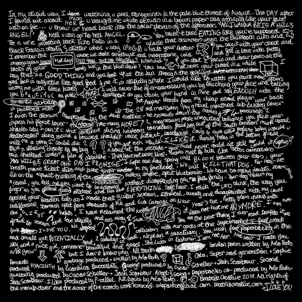 Arlo Parks/Super Sad Gene~ ホワイトvinyl Arlo Parks - Super Sad