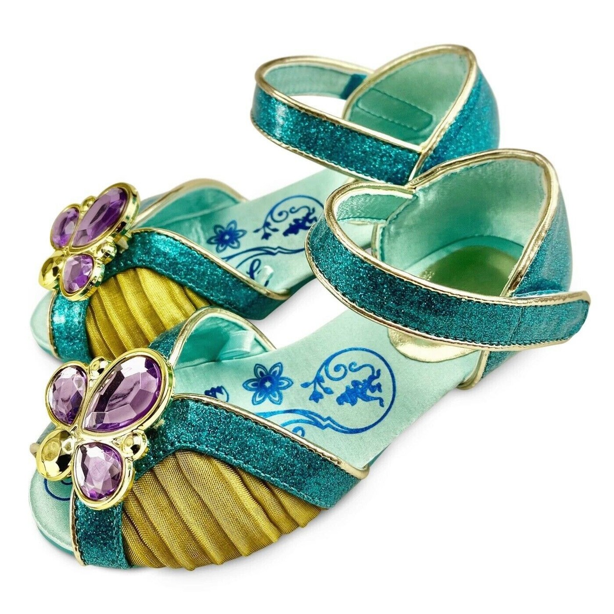 Disney Store Aladdin Princess Jasmine Costume Dress Shoes Girl