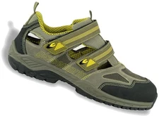 MENS LEATHER WORK SAFETY SHOES SANDALS TRAINERS STEEL TOE CAP COFRA NET S1 P SRC