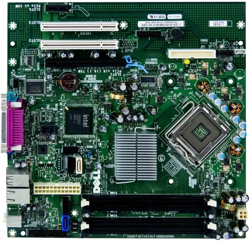 Mainboards Dell 0GM819 GM819 Intel Q35 Express LGA775 DDR2 OptiPlex 755MT - Imagen 2 de 2