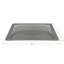 ICON 14332 RV Skylight - SL1836 White 36" x 18" x 4" Overall Dimension
