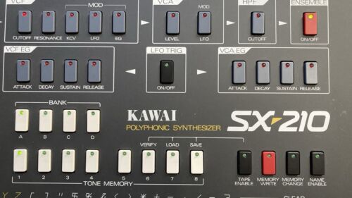 Kawai SX 210 I Analog Synthesizer 1983 - Bild 7 von 15