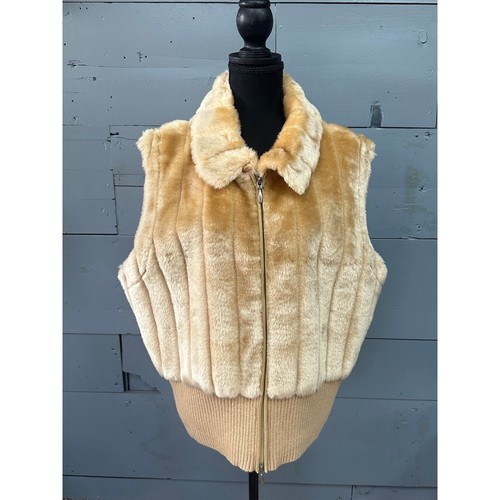 Vintage Essentials by Milano Faux Fur Vest