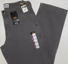LEE Legendary Workwear Carpenter Pants Jeans Stretch Loose Fit Painters Grey