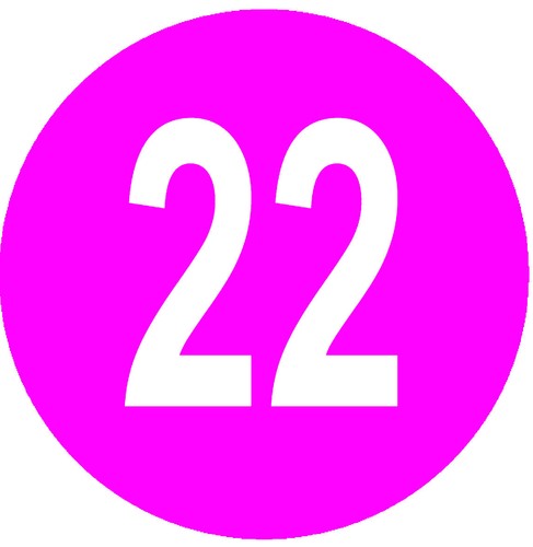 13mm Clothes Size Stickers For Retailers Sticky Labels 8 10 12 14 16 18 20 22 24 - Picture 23 of 25