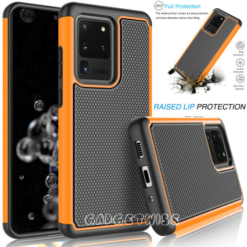 Rugged Armour Silicone Hard Shockproof Case Cover For Samsung Galaxy S20 S10 S9 - Picture 9 of 15