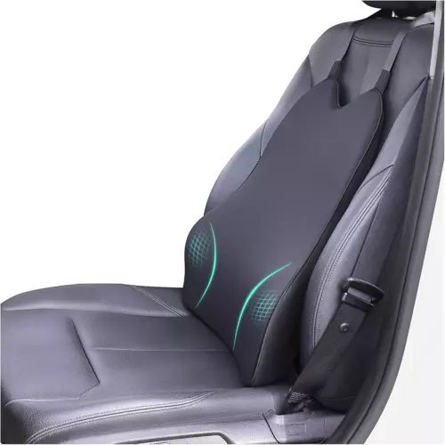 Lumbar Support Pillow for Car - Back Support for Medium to Large Vehicles - Soft