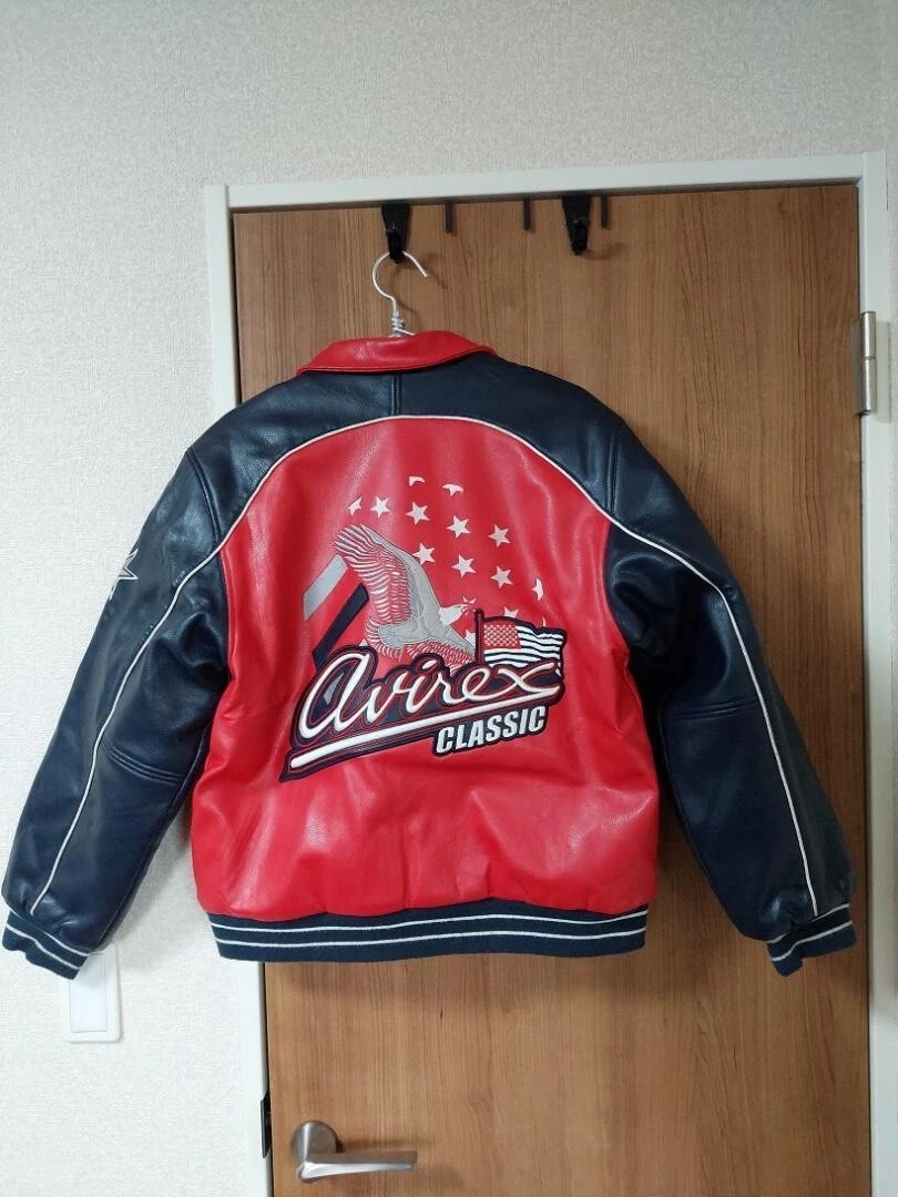 AVIREX USA Authentic Leather Jacket Size L