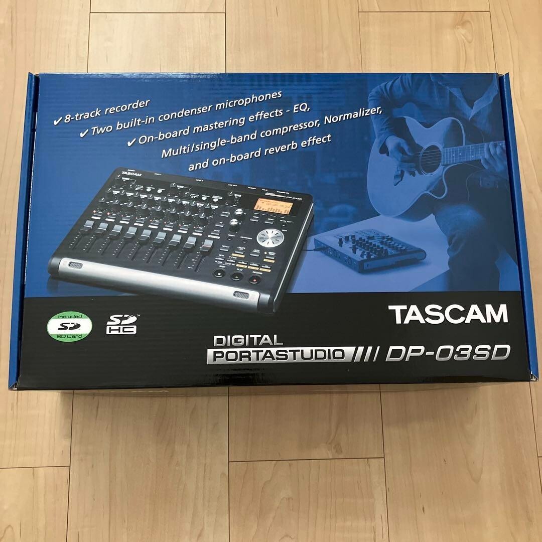 TASCAM DP-03SD Multi Track Recorder DIGITAL PORTASTUDIO 8Trck MTR