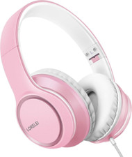 LORELEI X8 Over-Ear Wired Headphones with Microphone Pearl Pink