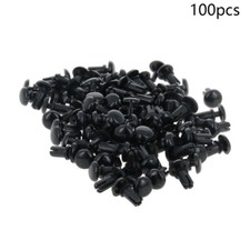 100pcs Bumper Fender Flare Fastener Rivets Retainer Clips Push-Type Auto Car