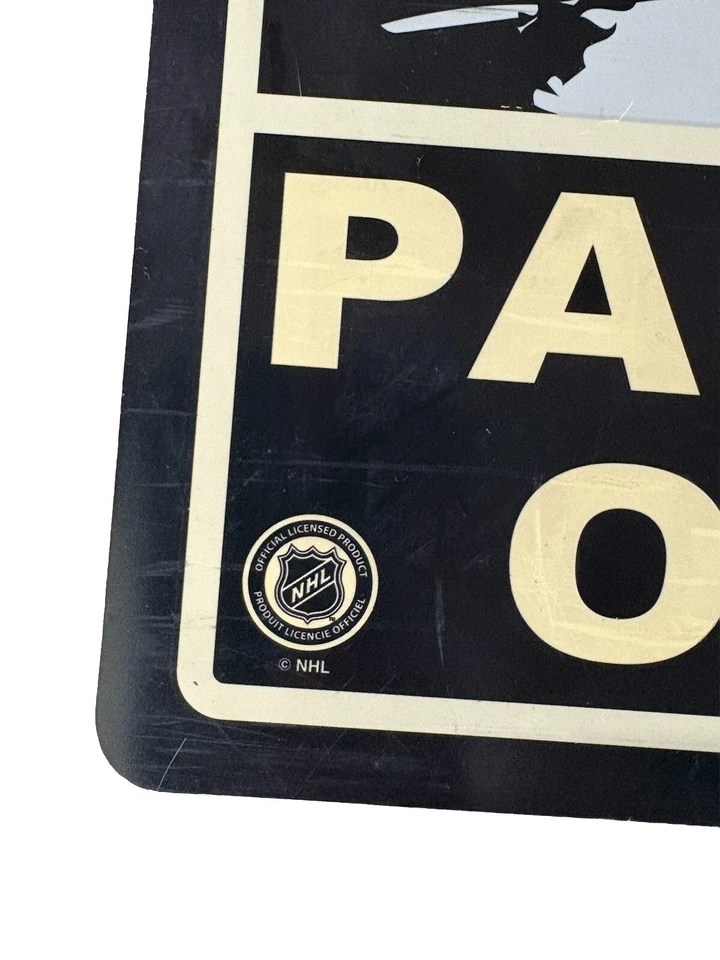 NHL Pittsburgh Penguins Reserved Parking Sign Fans Room/Bar Decor 12"x 18" Large - Image 4 of 4