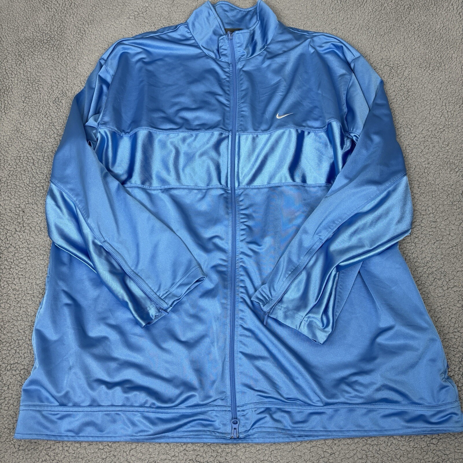 SACAI X NIKE Nike Track giacca full zip uomo 3XL blu manica lunga atletica corsa vintage