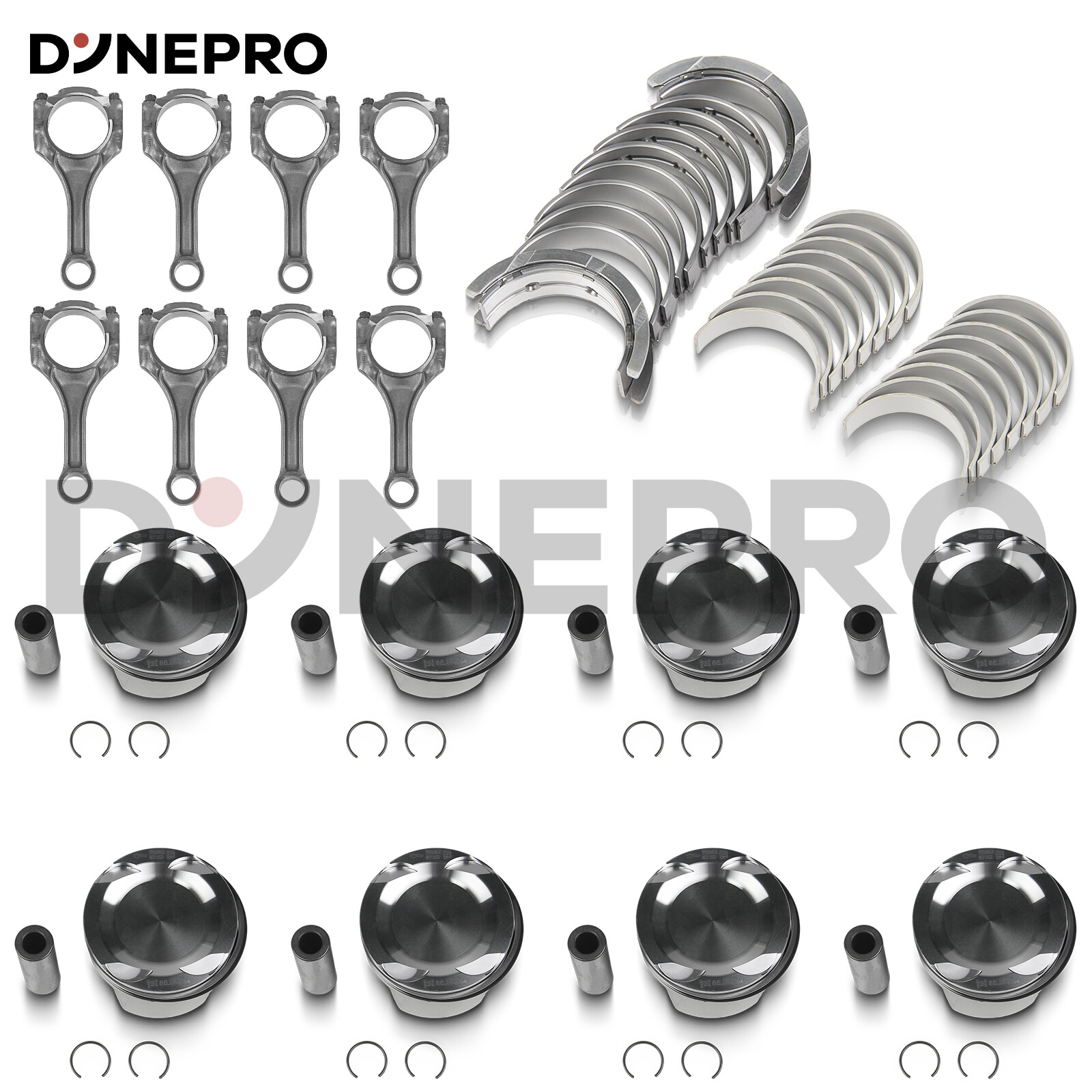 BMW X5 X6 E70 E71 4.4L S63B44A Engine Piston Ring & Rod Bearing Kit