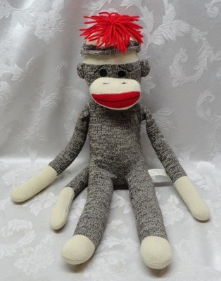 red monkey stuffed animal